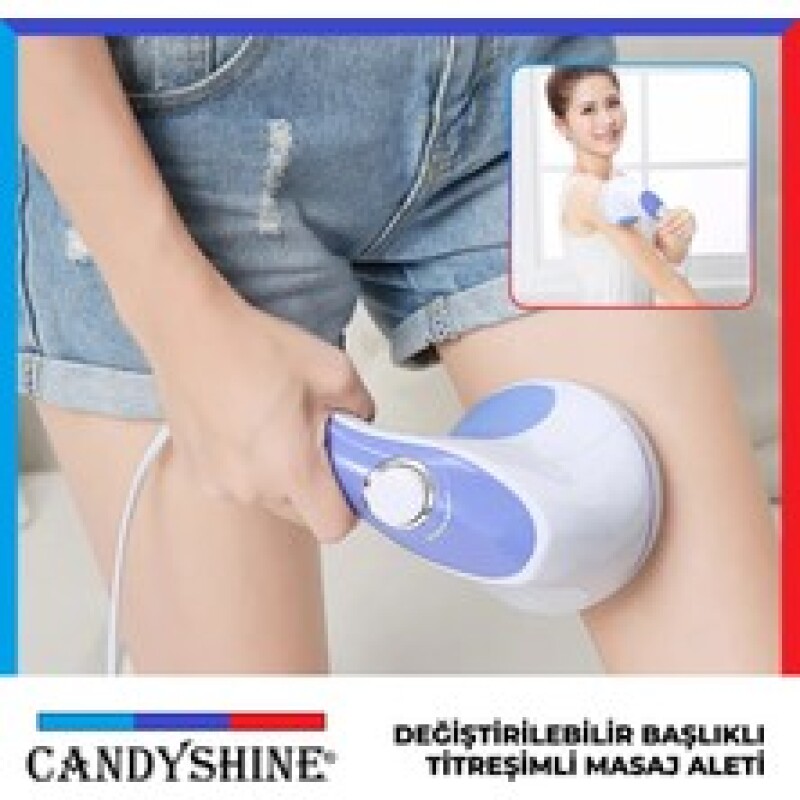 Tiffany 4 Başlıklı Selülit Önleyici Titreşimli ve Masaj Aleti Cihazı TP-1013