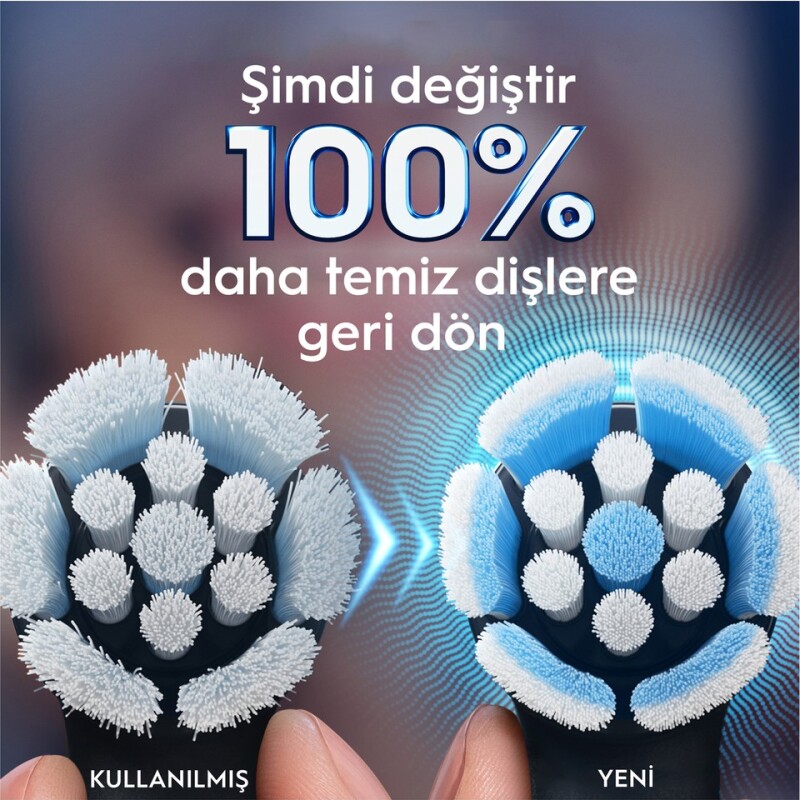 Oral-B iO Gentle Care Beyaz Diş Fırçası Yedek Başlığı 2 Adet