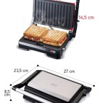 Kiwi KSM-2444 Izgara ve Tost Makinesi 850W