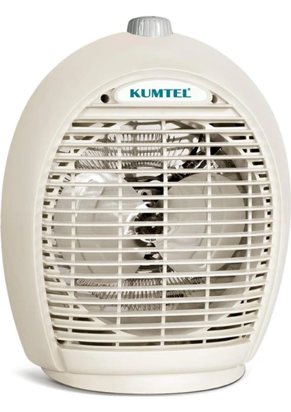 Kumtel Fanlı Isıtıcı 2000 W LX-6331 Bej