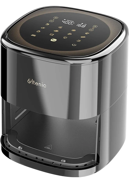 Ultenic K10 Sıcak Hava Fritözü, Ultenic Yağsız Fritöz, 5l Hava Fritözü Dokunmatik LED Ekran