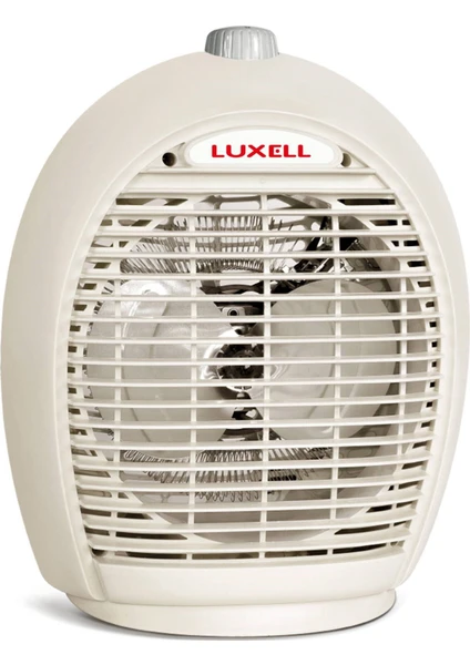 Luxell 2000W Fanlı Isıtıcı – Ev ve Ofis Kullanımına Uygun, 2 Kademeli Isıtma/Soğutma, Otomatik Kapanma ve Yanmaz Gövde