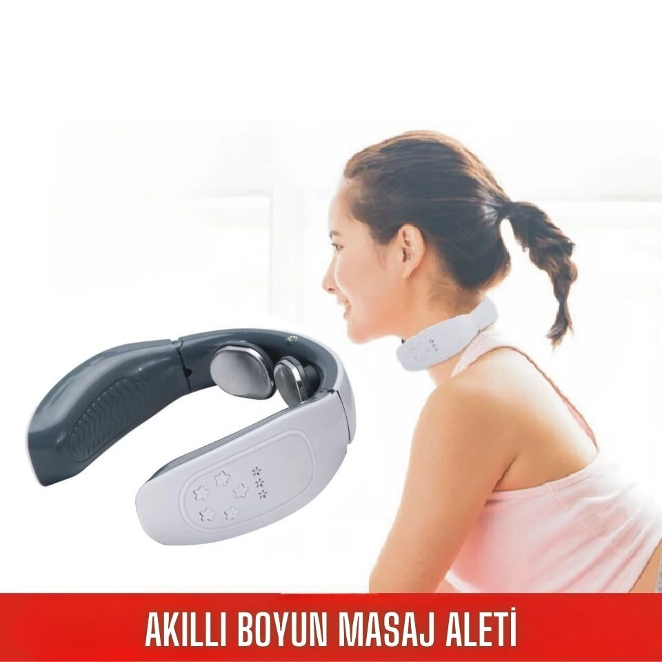 Tiffany Akıllı Boyun Masaj Aleti Sıcak Kompresli Masaj Cihazı TP-1018